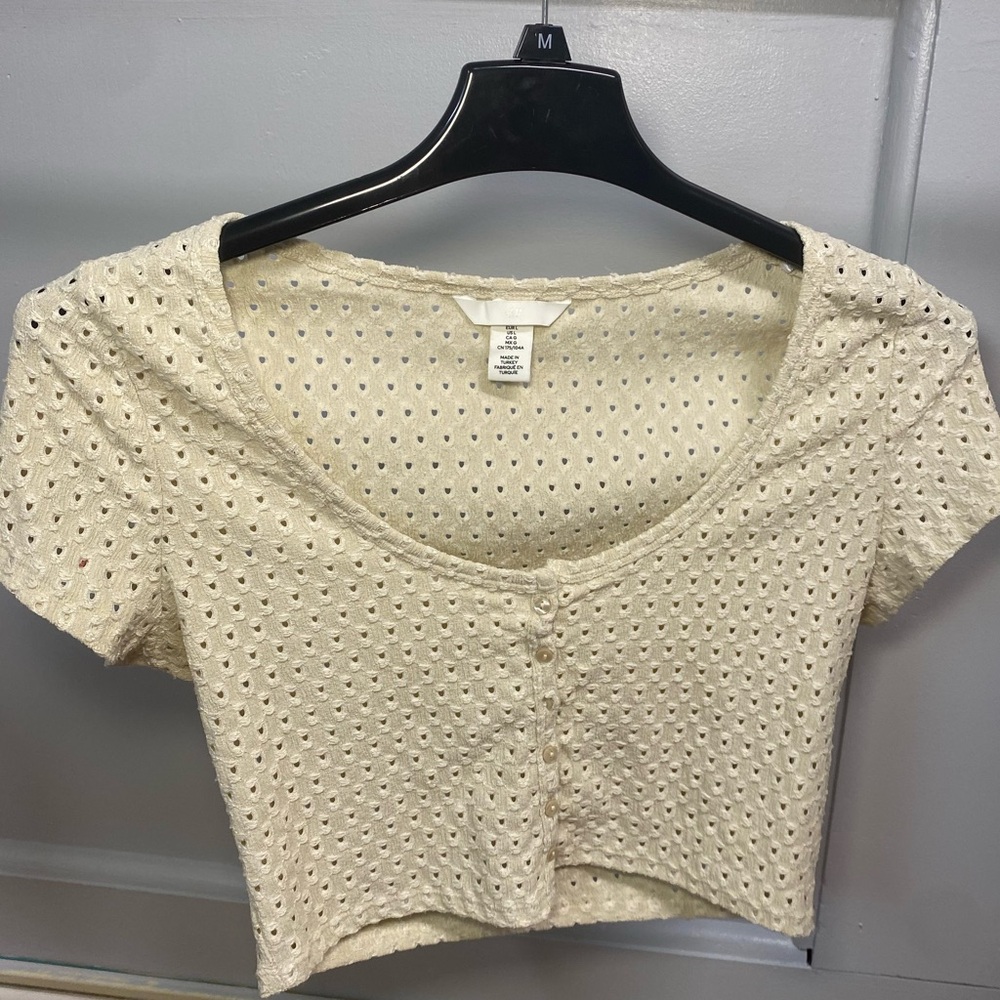 Textured Boho button up top - Picture 5 of 5